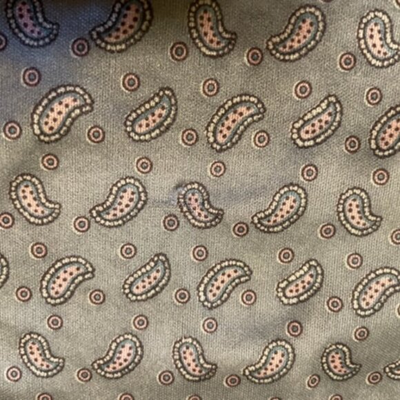 Organically Grown by Arpeja vintage gray paisley long slv blouse, M, good cond. - Picture 6 of 6